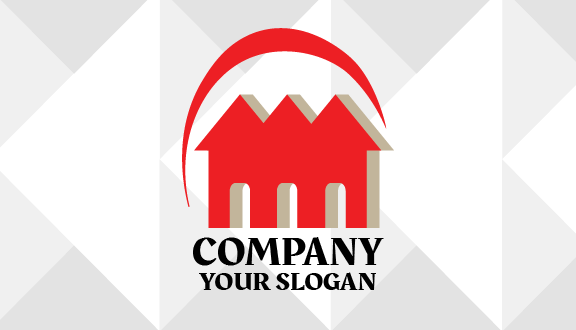 Tarjeta De Visita De Arquitecto De Color Rojo Brillante