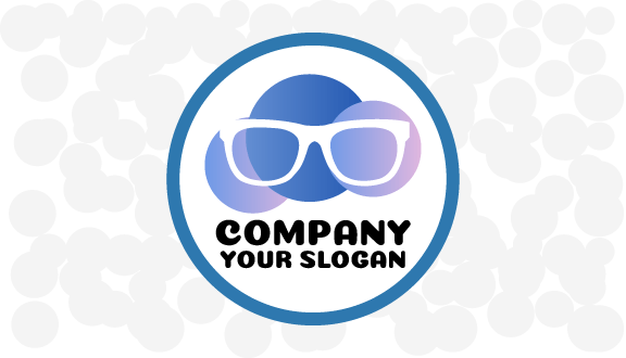 Kartu Nama Gelas Gelembung