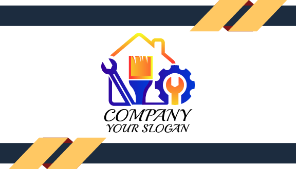 Tarjeta De Presentación De Manitas De La Construcción