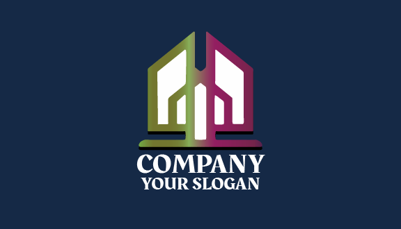 Tarjeta De Presentación De Arquitecto Con Silueta De Edificio