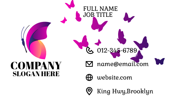 Butterfly Flight Business Card