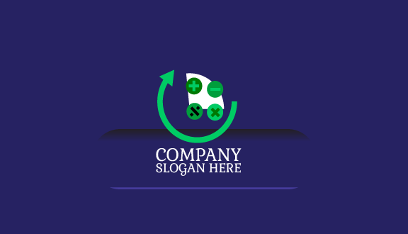 Tarjeta De Presentación De Contador Con Función Calculadora