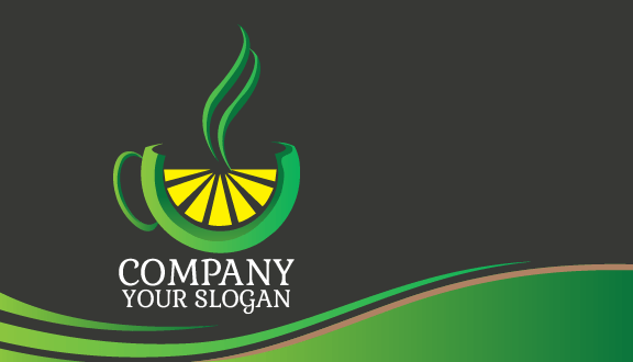 Tarjeta De Presentación De Té De Limón Calmante