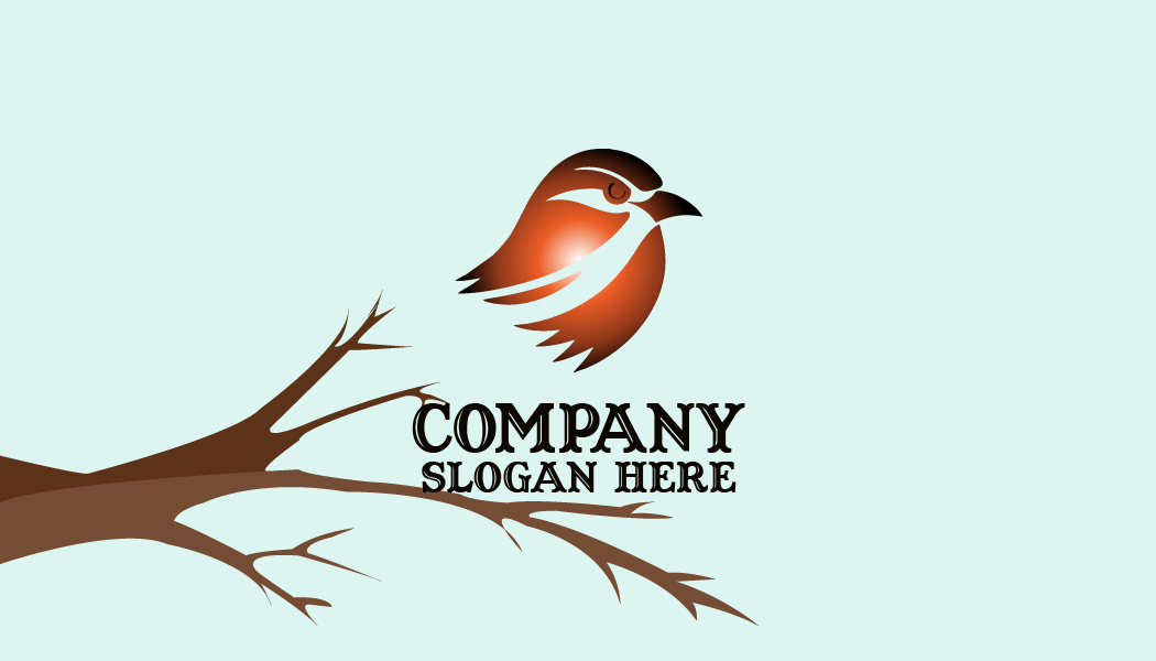 Cartão De Visita Pássaro Pardal Cativante