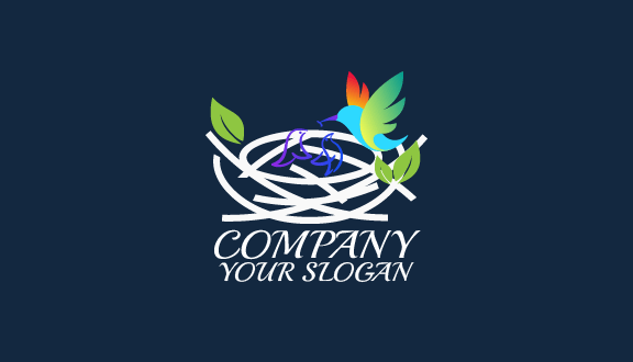 Cartão De Visita Mãe Pássaro Carinhosa