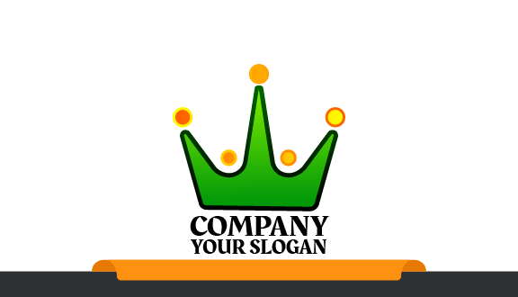 Tarjeta De Presentación Con Corona De Dibujos Animados