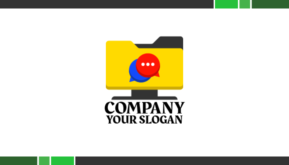 Chat Bubbles Bilgisayar Kartviziti