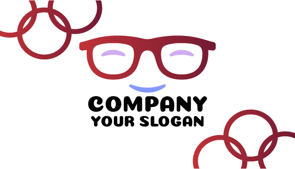 Kartu Nama Kacamata Ceria