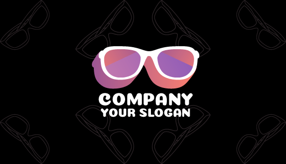 Kartu Nama Kacamata Fashion Anak-anak