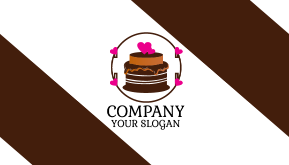 Schokoladenkuchen Visitenkarte