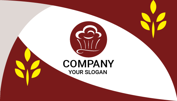 Visitenkarte Einer Schokoladenmuffinbäckerei