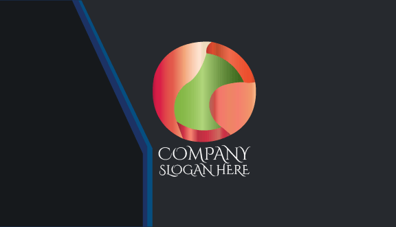 Tarjeta De Presentación Circular Para Empresa