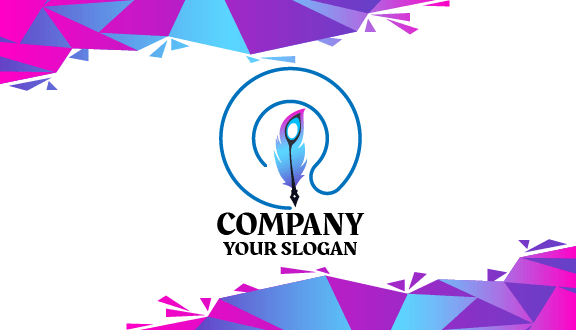 Circular Maze Art Business Card