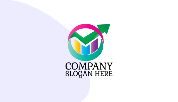 Tarjeta De Presentación De Contador Con Vista Circular