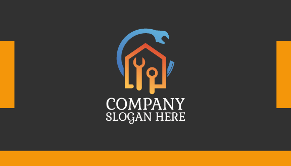 Tarjeta De Presentación De Manitas Con Llave Circular