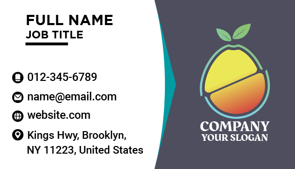 Citrus Juice Business Card