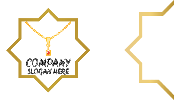 Kartu Nama Perhiasan Kalung Klasik