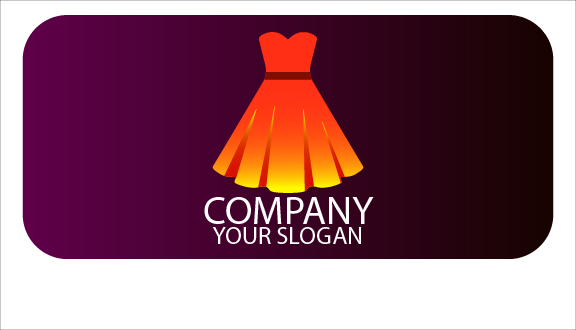 Elegante Tarjeta De Visita De Boutique De Disfraces