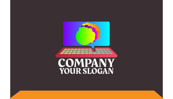 Cartão De Visita Laptop Nublado