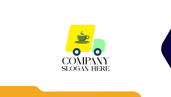 Cartão De Visita De Entrega De Café