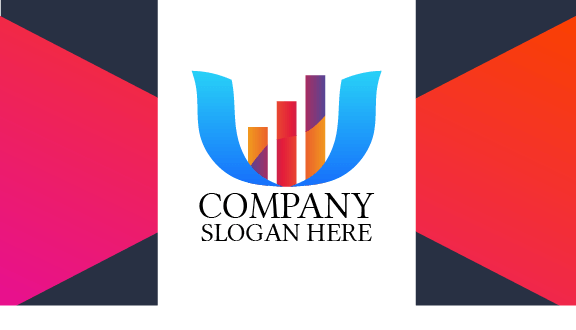 Kartu Nama Konsultasi Bangunan Berwarna-warni