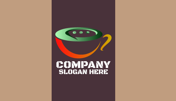 Cartão De Visita Colorido Para Café Com Caneca De Café