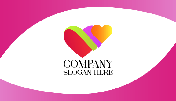 Renkli Kalp Kartviziti