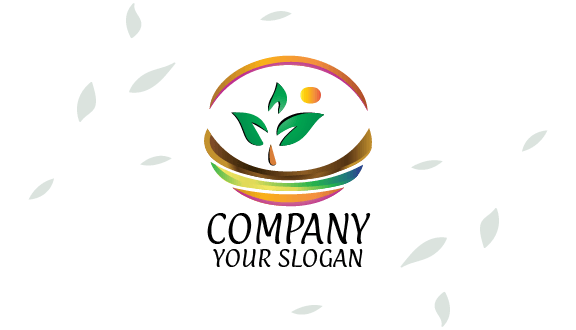 Kartu Nama Pertanian Tanah Berwarna-warni