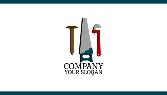 Colorful Tools Maintenance Business Card