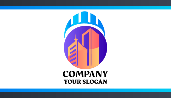 Carte De Visite De Construction Commerciale