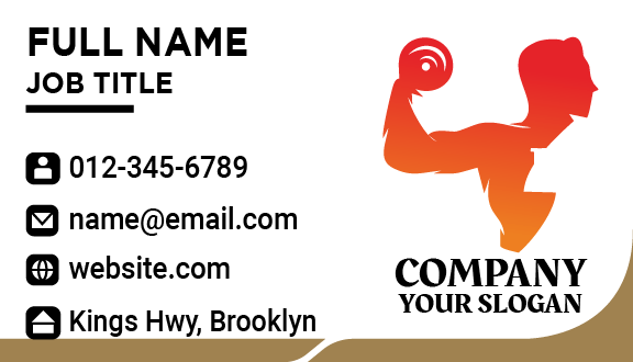 Competitive Fitness Business Card