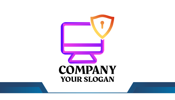 Tarjeta De Presentación Con Letrero De Seguridad Informática