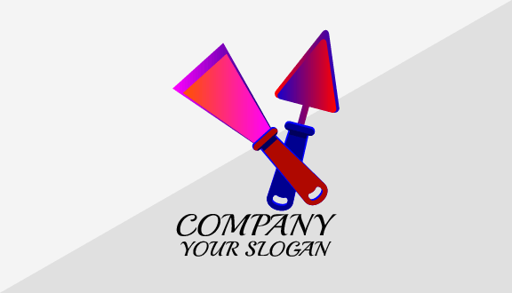 Tarjeta De Presentación De Manitas De Construcción