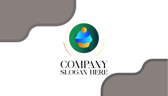 Coole Kleine Cupcake Visitenkarte