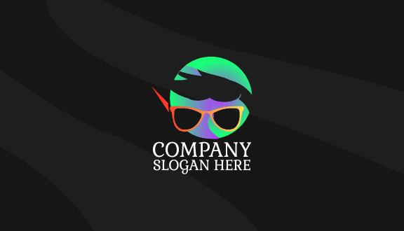 Kartu Nama Kacamata Pria Keren