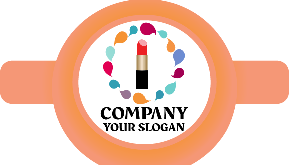 Kozmetik Renkleri Daire Kartvizit