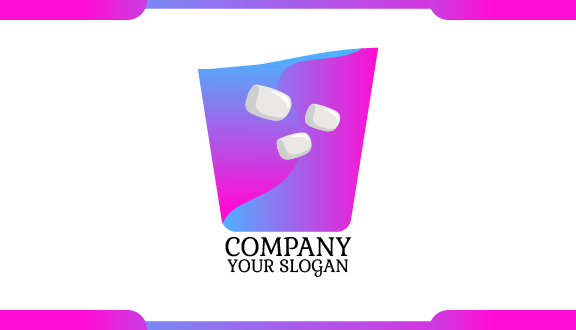 Tarjeta De Presentación De Té De Algodón De Azúcar