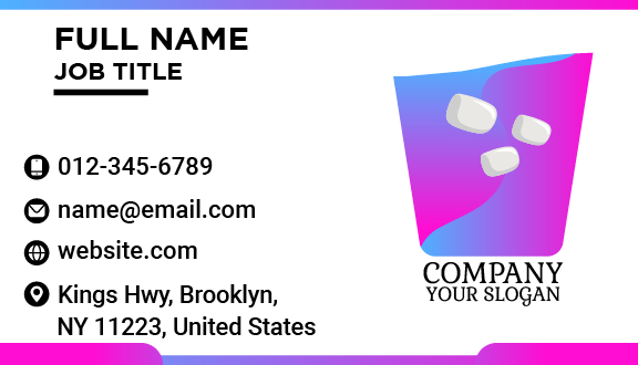 Cotton Candy Tea Business Card