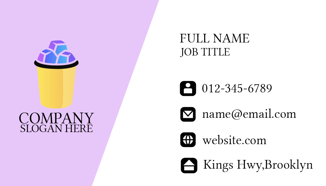 Creamy Subtle Tea Business Card