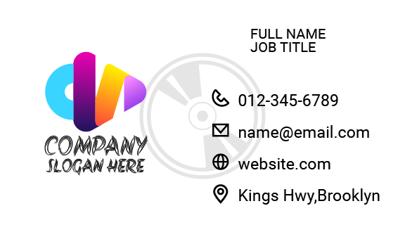 Creative Entertainment Business Card