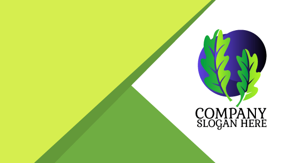 Carte De Visite Créative Sur La Verdure