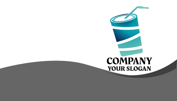 Tarjeta De Presentación Creativa Con Lata De Jugo