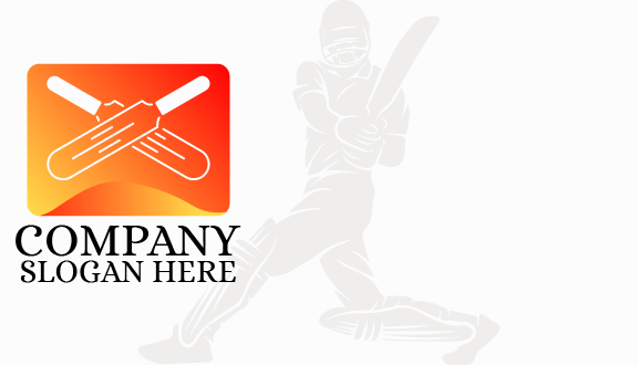 Kartu Nama Tongkat Kriket