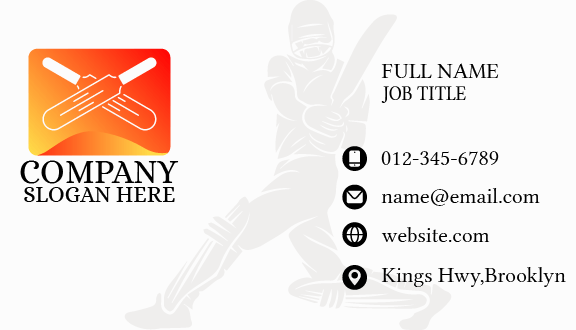 Cricket Bats Business Card