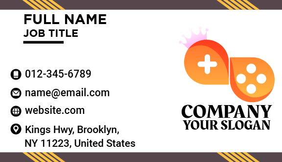 Crown Computer Games Business Card