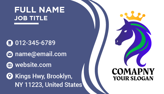 Crown Horse Business Card