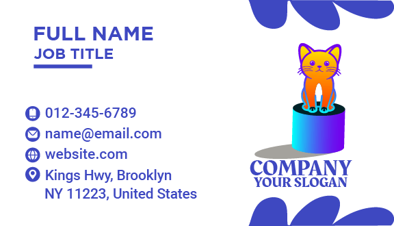 Crystal Eyes Pet Business Card