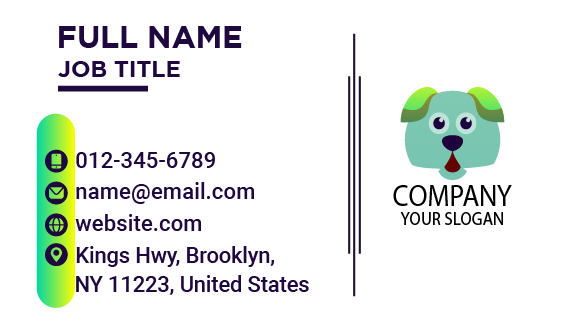 Cute Pet Business Card