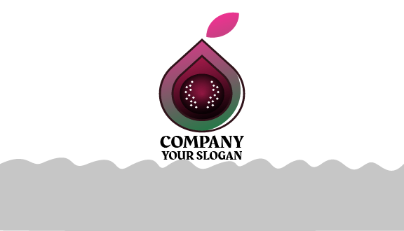 Tarjeta De Presentación De Jugo De Higos Oscuros