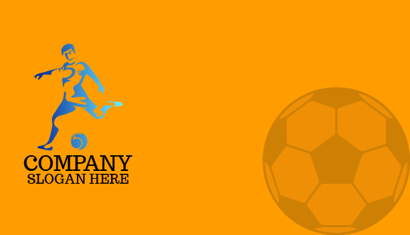 Tarjeta De Presentación Dedicada A Un Partido De Fútbol